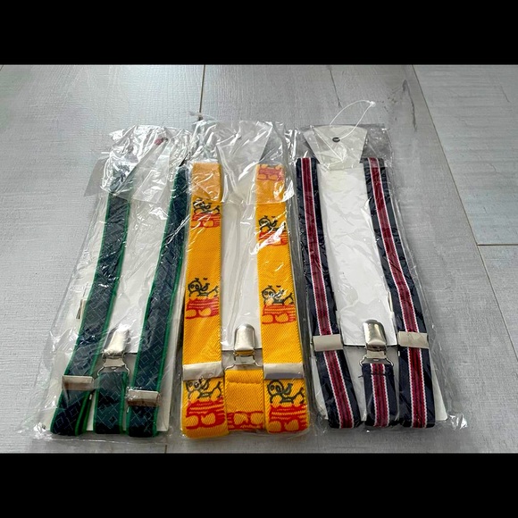 3 pcs for $6 Kids Suspenders-New Unisex Different Colours & Designs-Pkg 3 - Picture 2 of 5